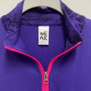 Zumba Queen Instructor Zip-up Jacket in Purple Moon NWT